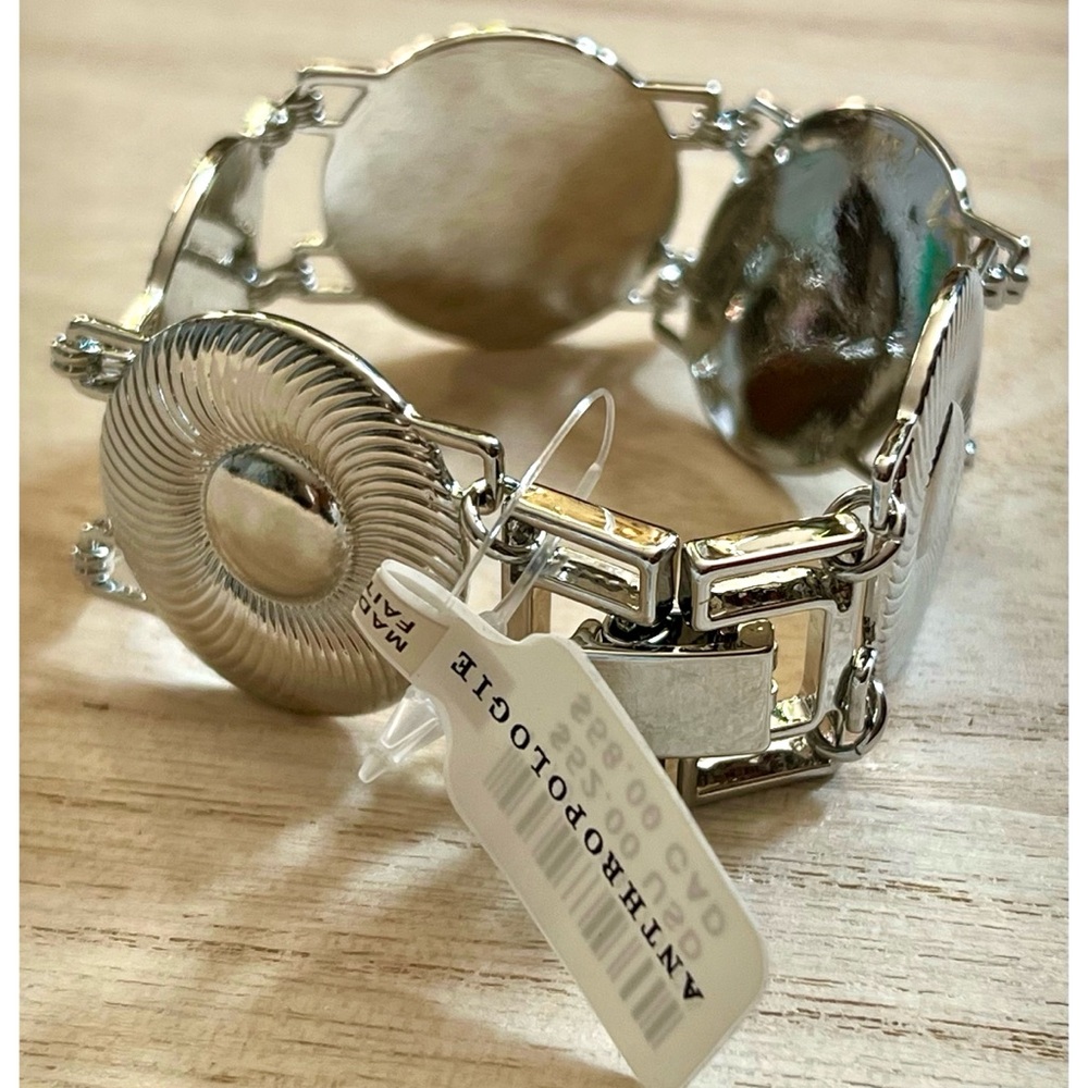 Anthropologie Swirled Circles Bracelet